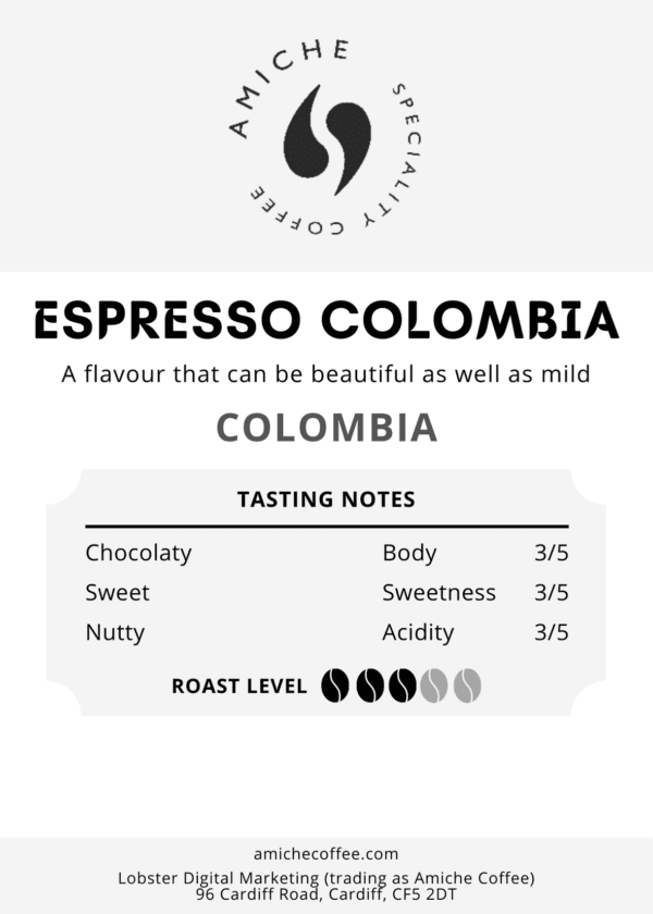 Single Origin Coffee Espresso Colombia 3