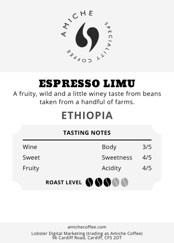 Single Origin Coffee Espresso Limu 3