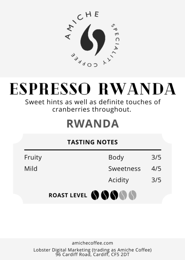 Single Origin Coffee Espresso Rwanda 4